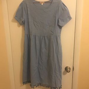Cornflower Blue Farmhouse Dress NWOT